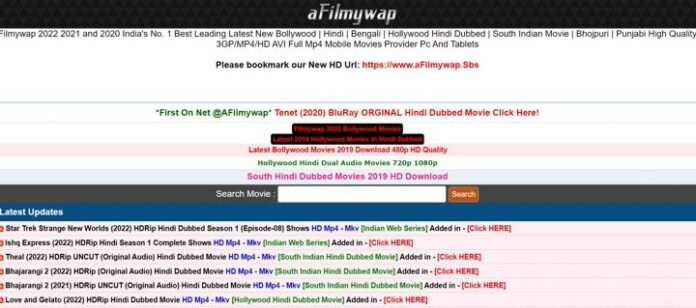 Afilmywap 2022 Free Download Latest Full HD Bollywood, Hollywood, MP4 movies